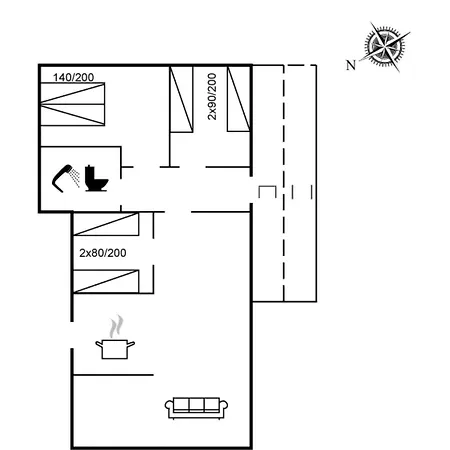 Galena - 100m From The Sea By Interhome